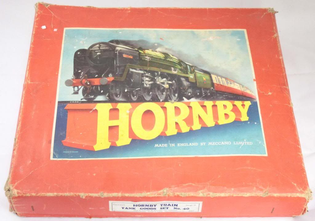 O Gauge Hornby Clockwork Tank Goods Train Set No Ebay